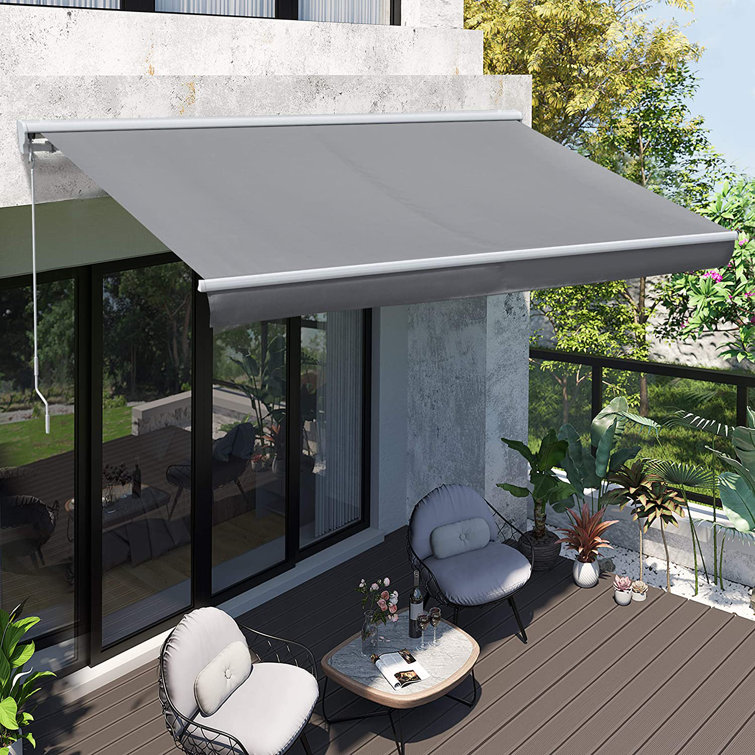 3m W x 2.5m D Retractable Patio Awning Wayfair.co.uk